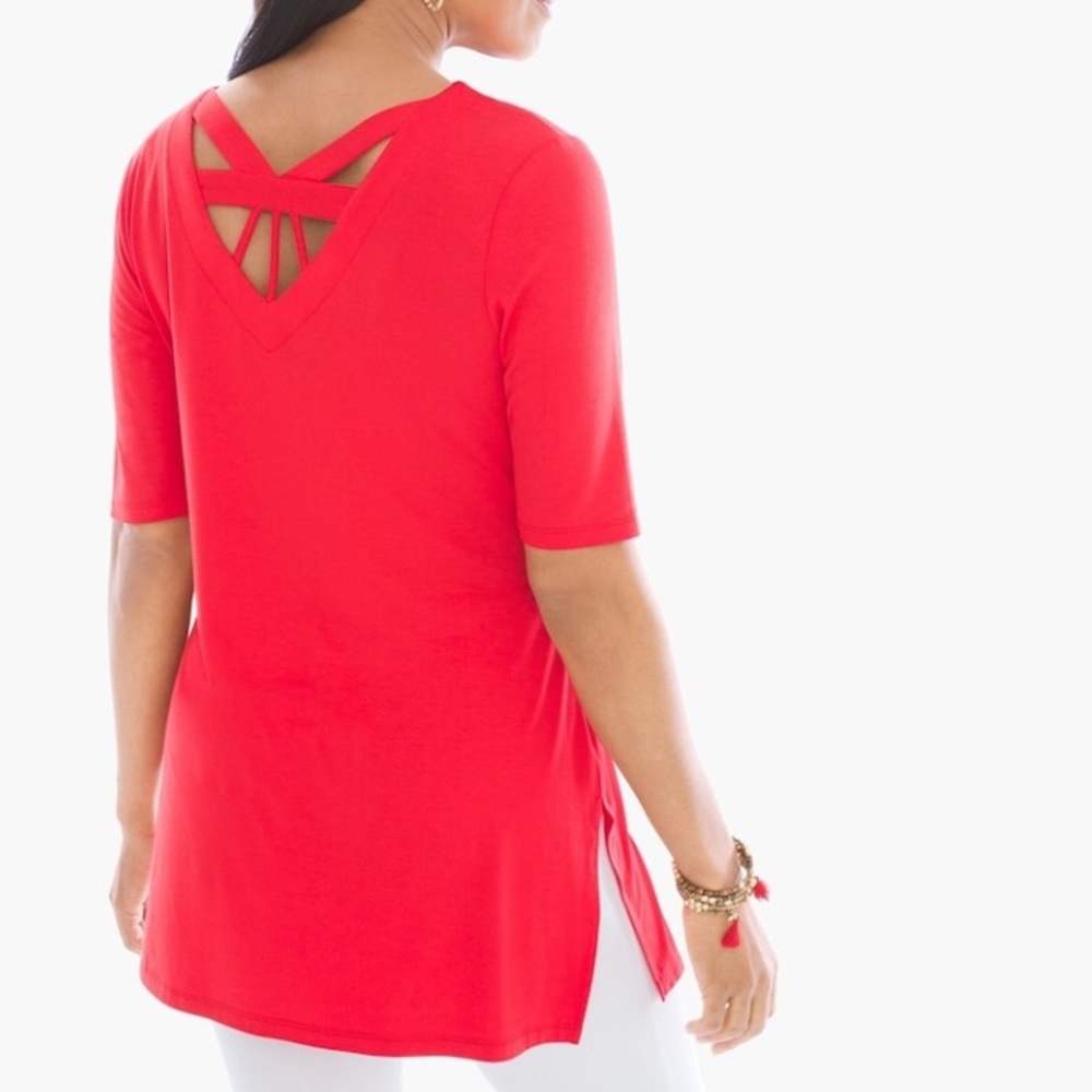Chico’s Tunic w/ Open Back Detail